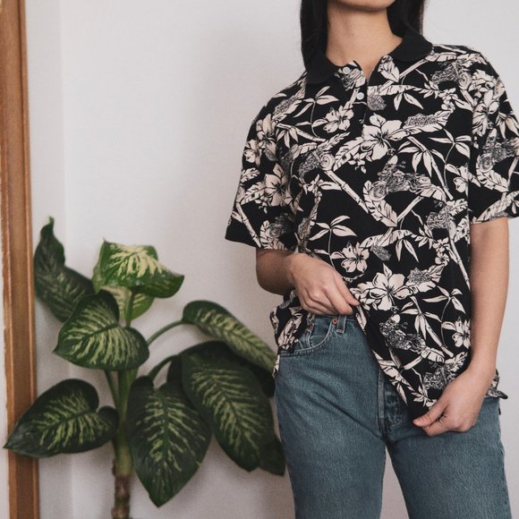 Harley Davidson Hawaiian Polo - Picture 2 of 2